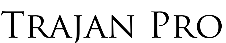 Trajan Pro Font Download Free